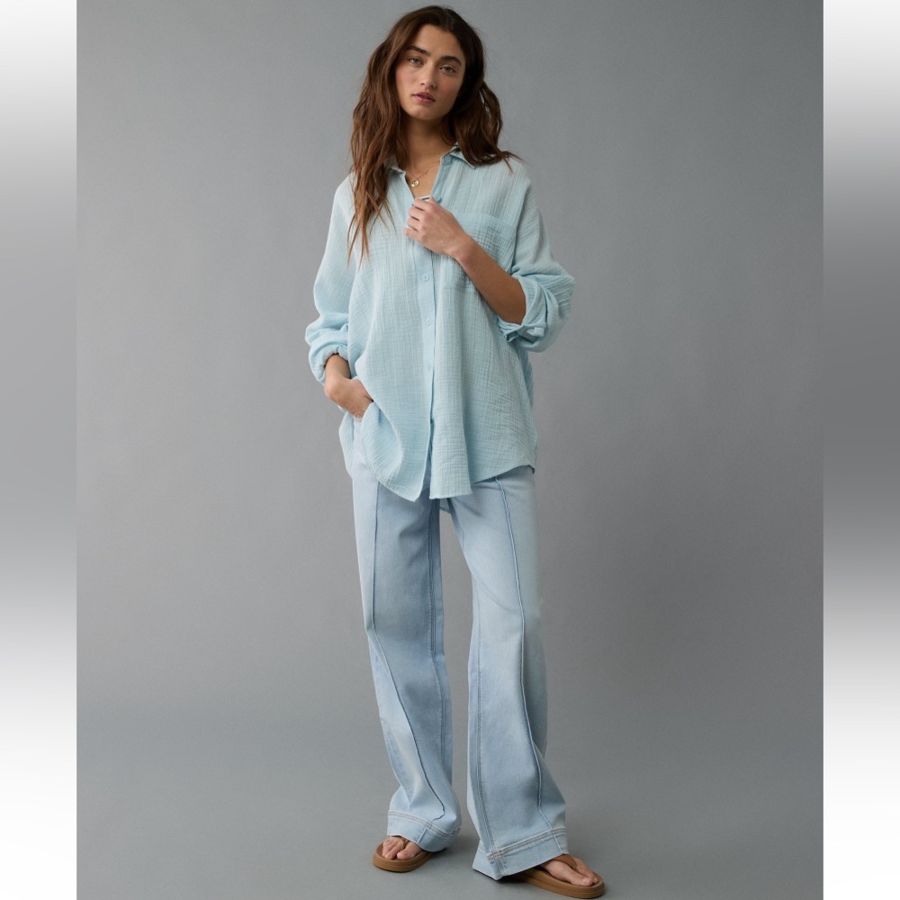 American Eagle Go Big Oversized Shirt